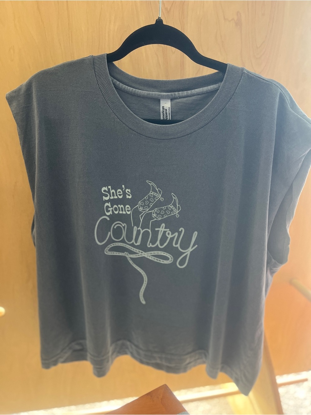 American Apparel Gray Crewneck Tee